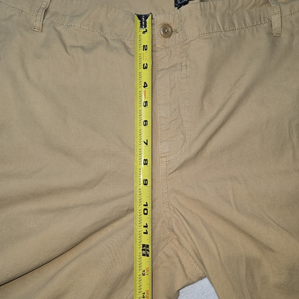 J Crew Re-Imagined Cotton Chinos 33x29 Khaki Flat Front Pants Fair Trade... - Picture 4 of 10